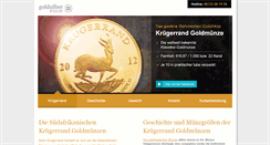 Desktop Screenshot of kruegerrand-muenzen.net
